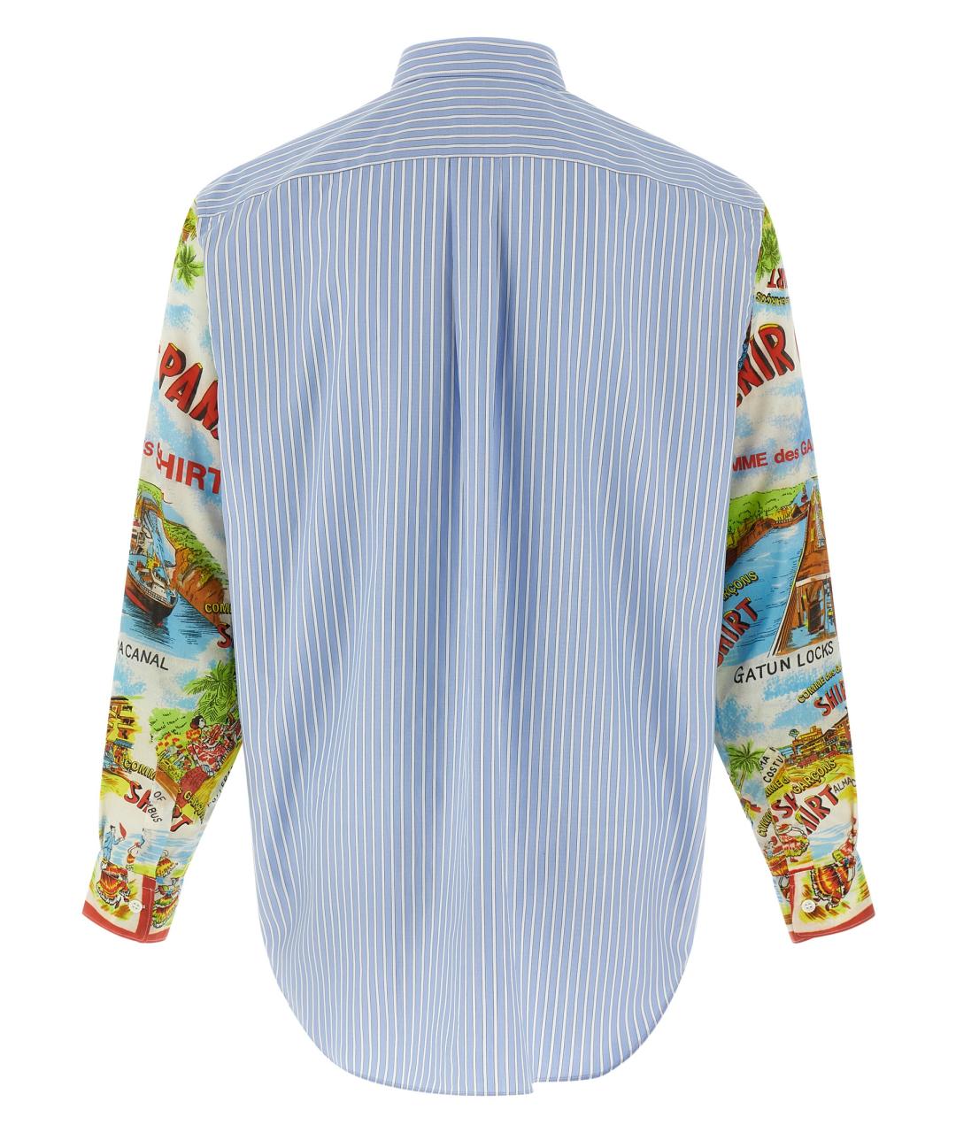 COMME DES GARÇONS SHIRT Мульти хлопковая кэжуал рубашка, фото 2