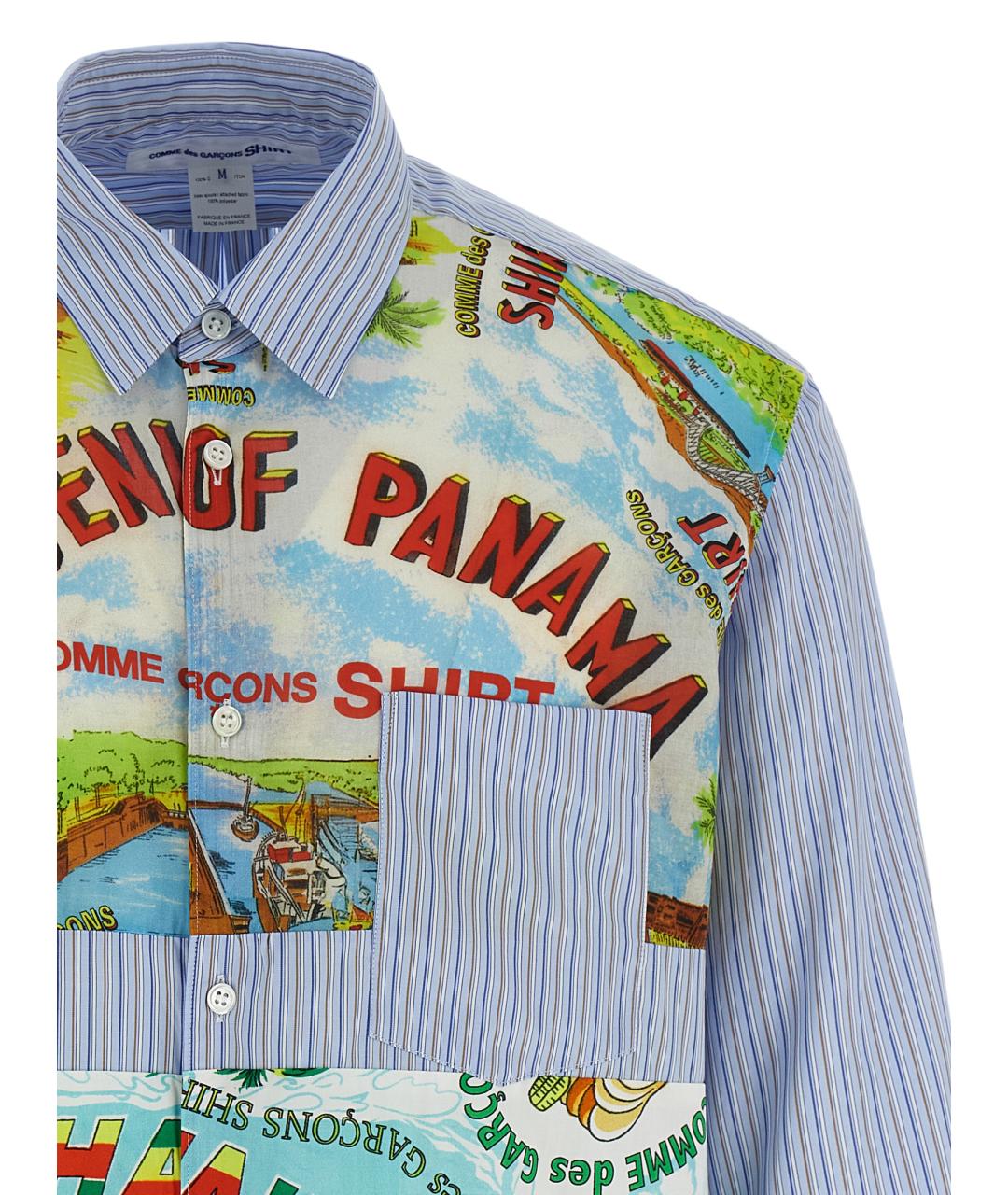 COMME DES GARÇONS SHIRT Мульти хлопковая кэжуал рубашка, фото 3
