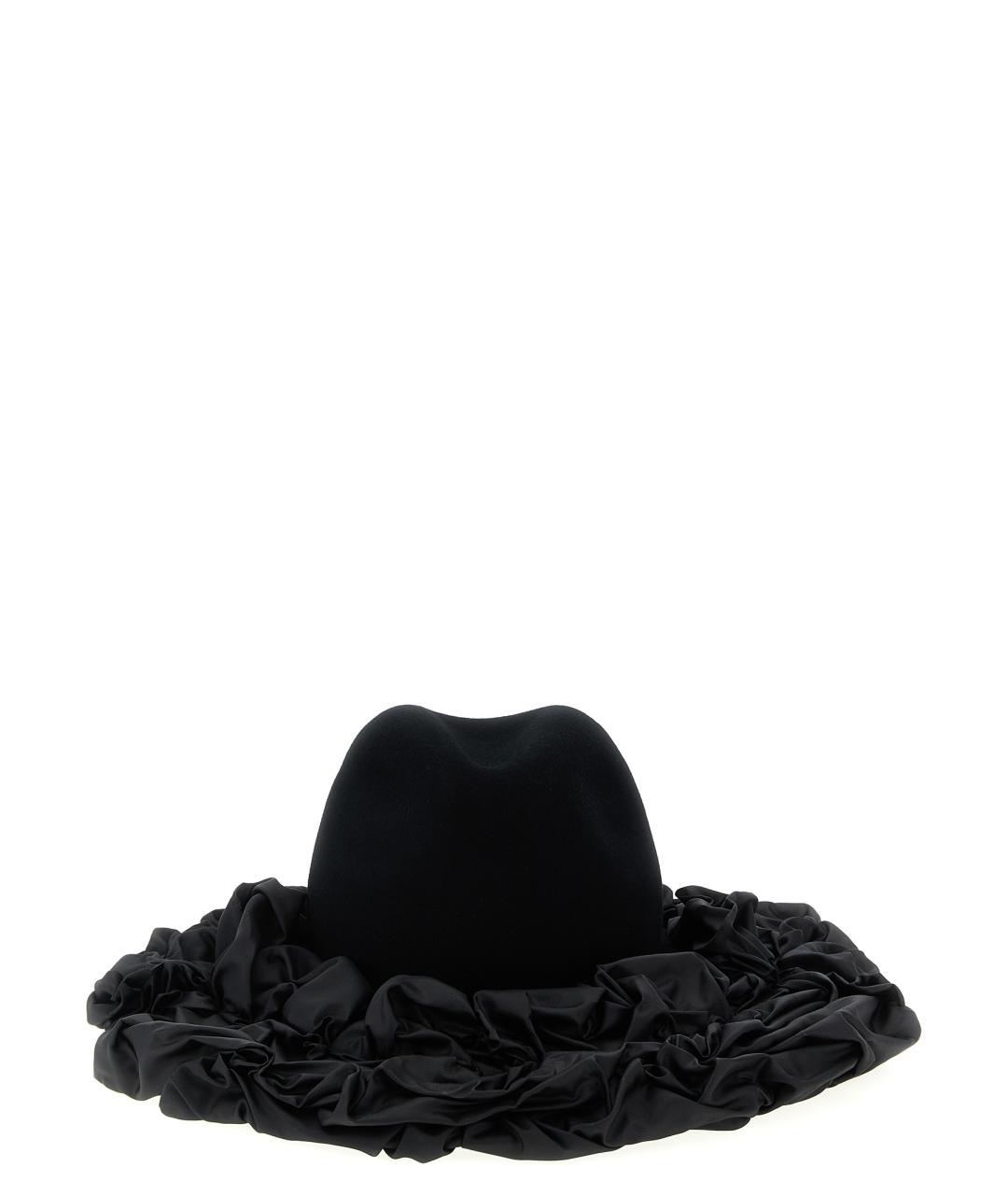 COMME DES GARÇONS Черная шерстяная шляпа, фото 1