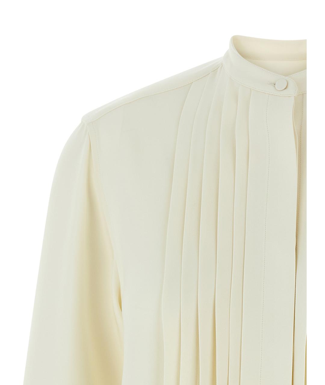 BRIONI Бежевая шелковая рубашка, фото 3