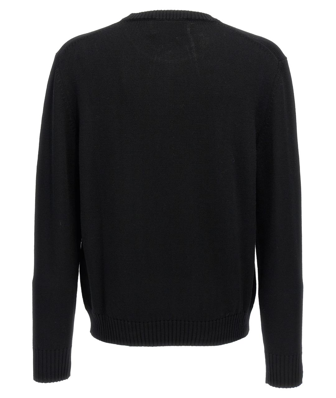 BALLANTYNE Черный шерстяной джемпер / свитер, фото 2
