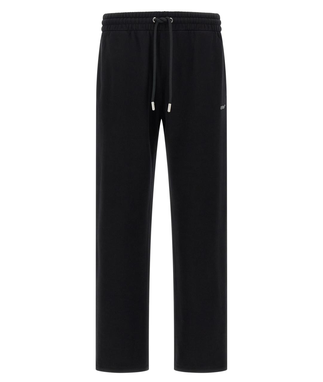 OFF-WHITE Белые хлопковые повседневные брюки, фото 1
