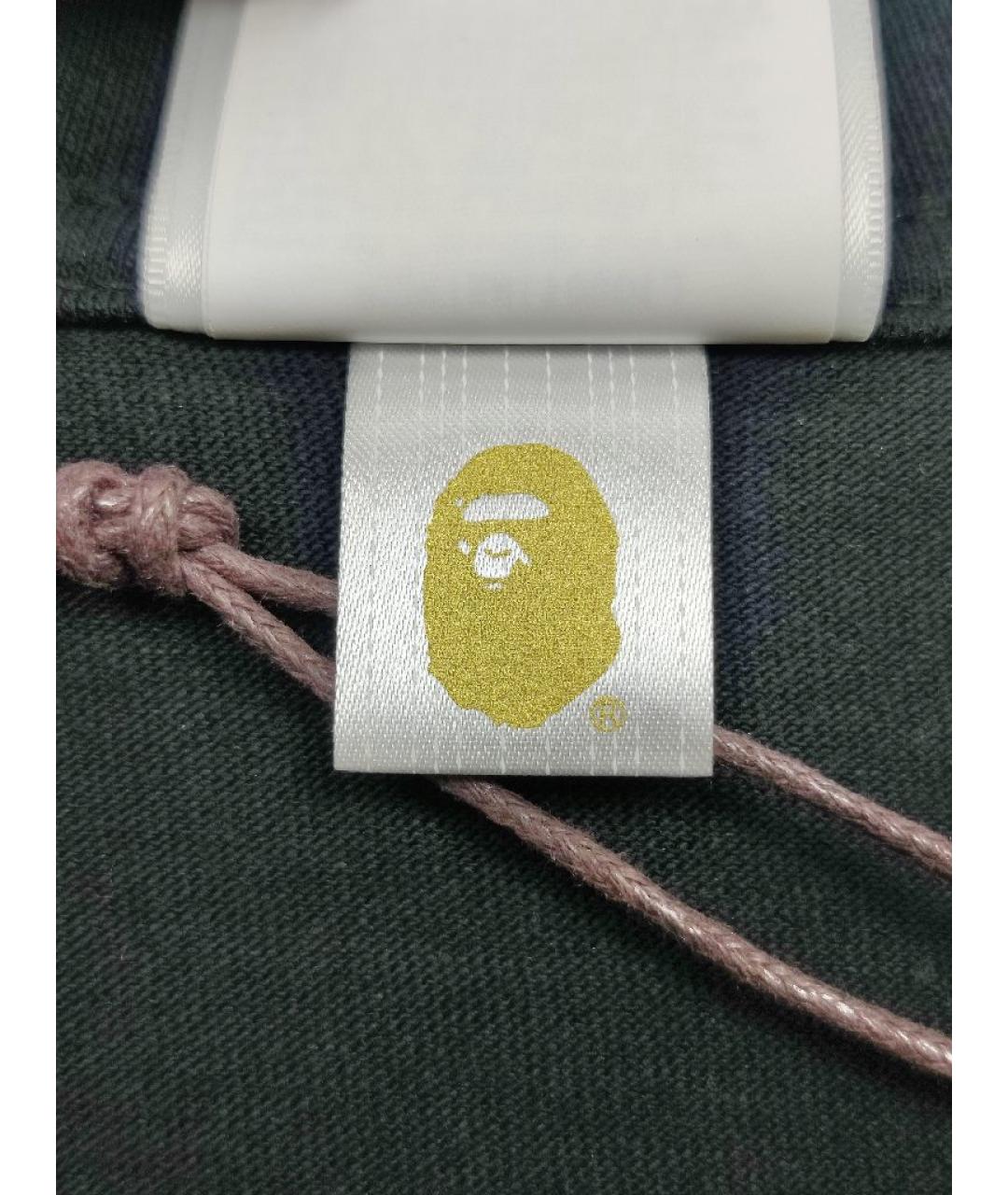 A BATHING APE Черная хлопковая футболка, фото 7