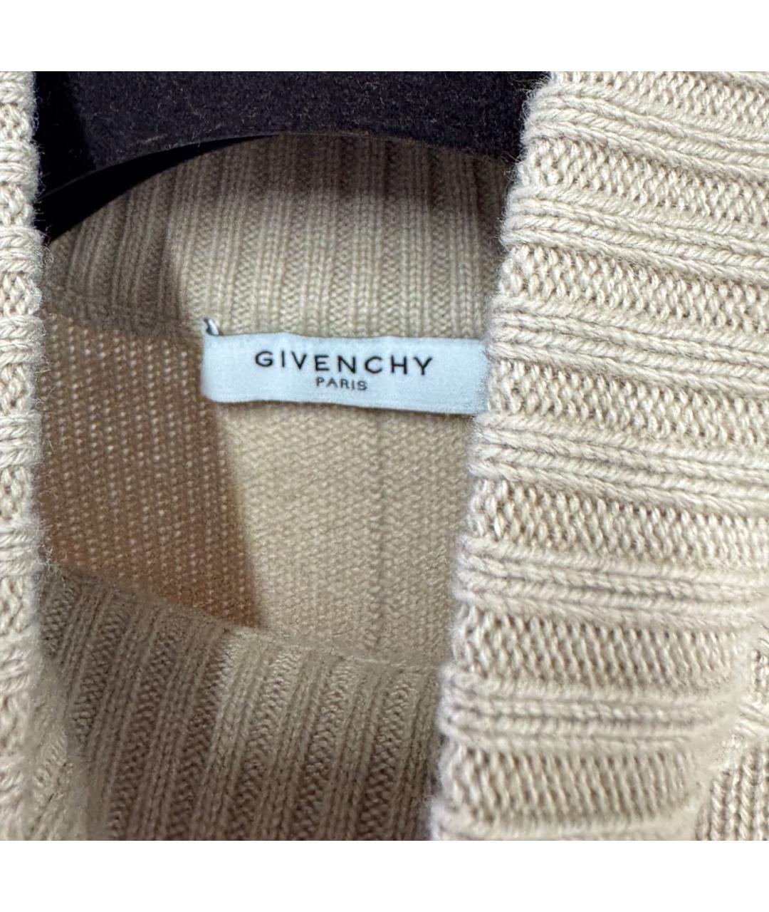 GIVENCHY Бежевая шерстяная водолазка, фото 3