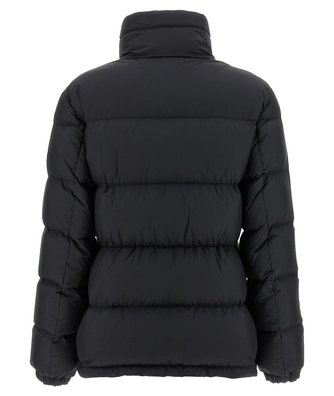 MONCLER Черный полиэстеровый пуховик, фото 2