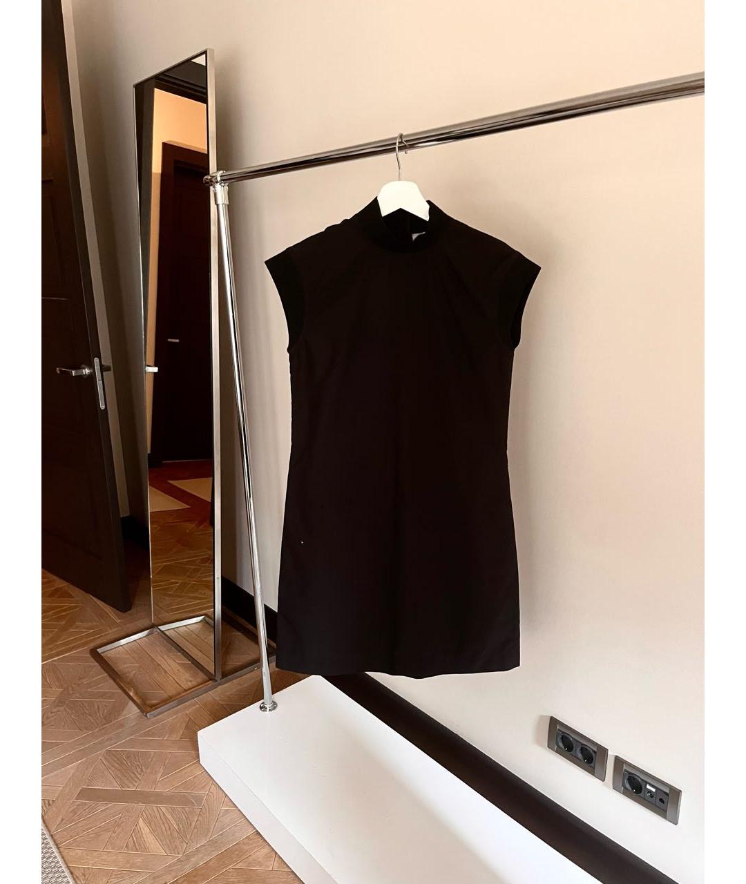 SPORTMAX Черная полиэстеровая блузы, фото 7