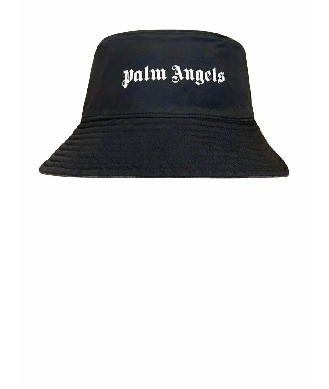 PALM ANGELS Черная хлопковая шляпа, фото 1