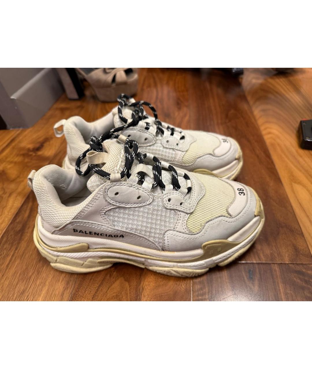 BALENCIAGA Белые кеды, фото 5