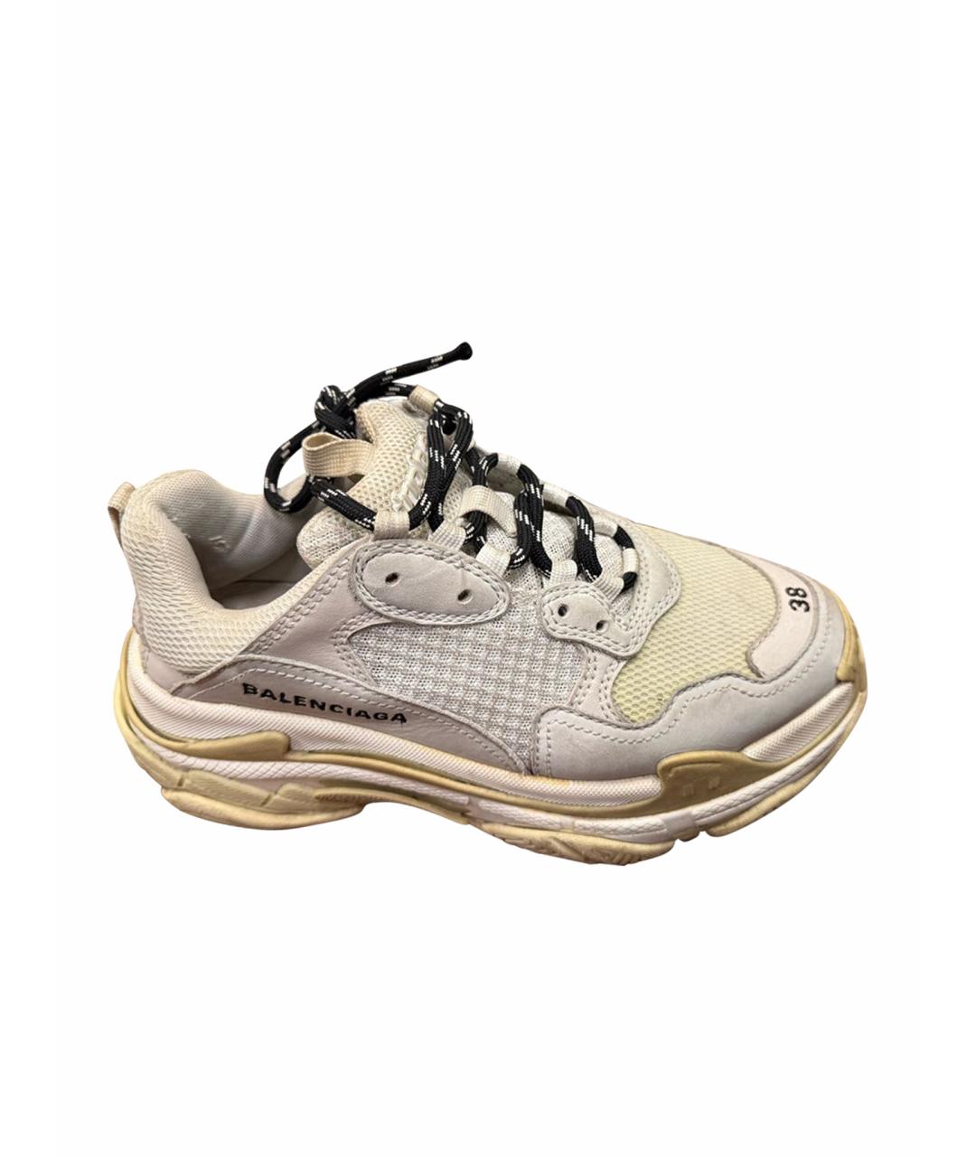 BALENCIAGA Белые кеды, фото 1