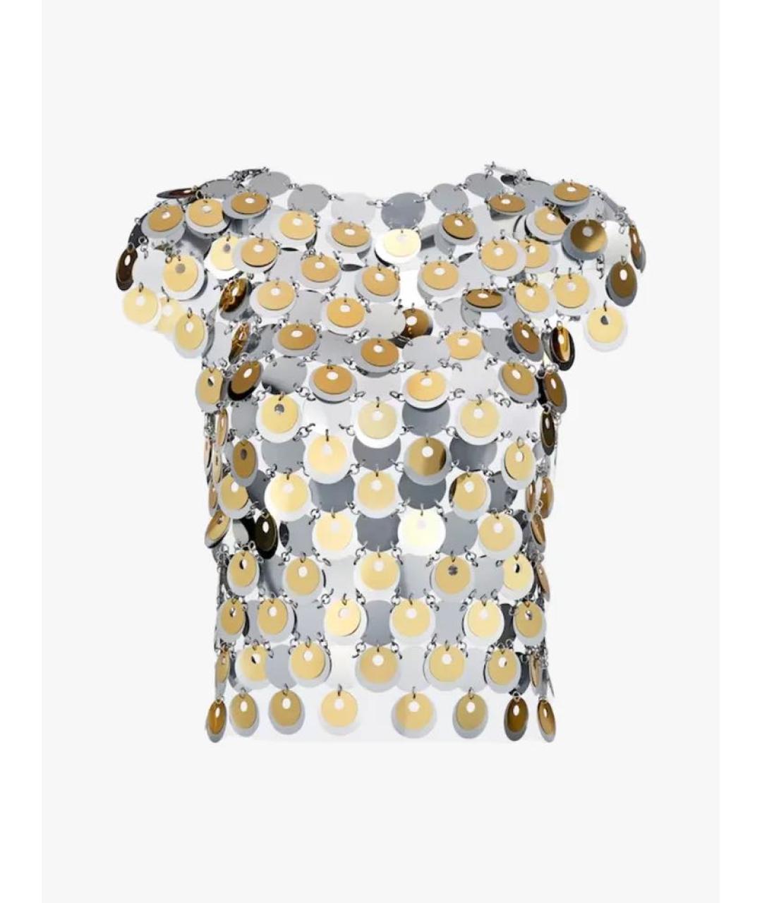 PACO RABANNE Серебряная блузы, фото 7