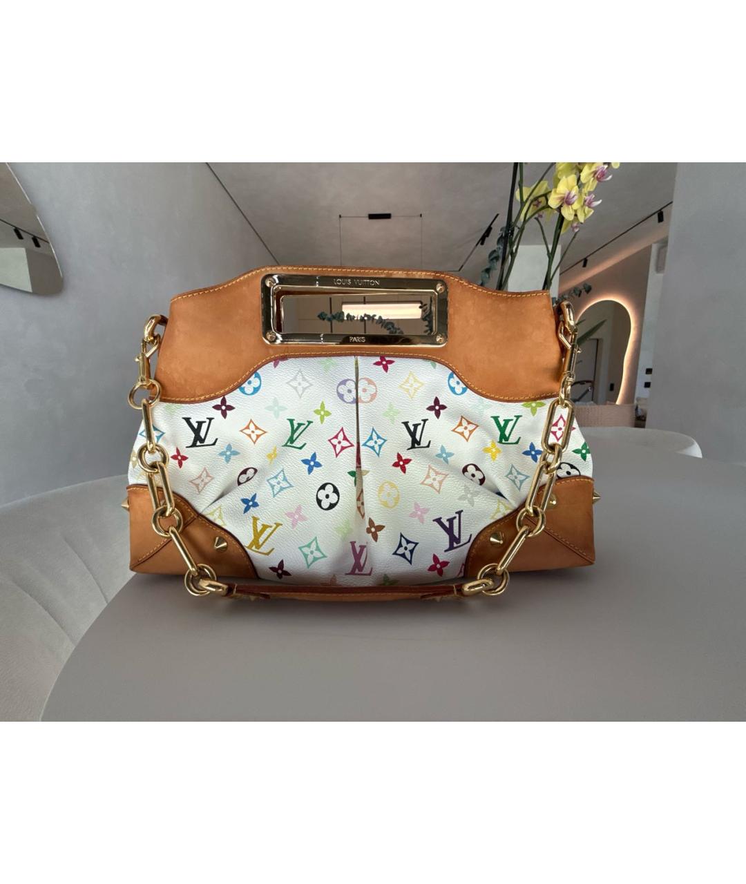 LOUIS VUITTON Белая сумка через плечо, фото 9