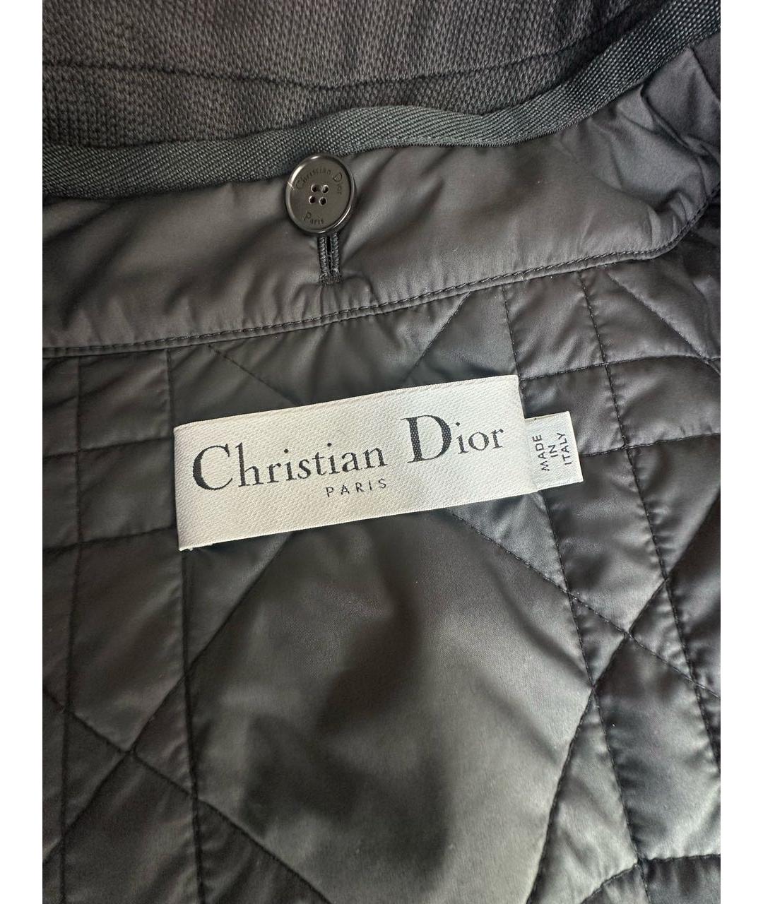 CHRISTIAN DIOR Черный шерстяной жилет, фото 3