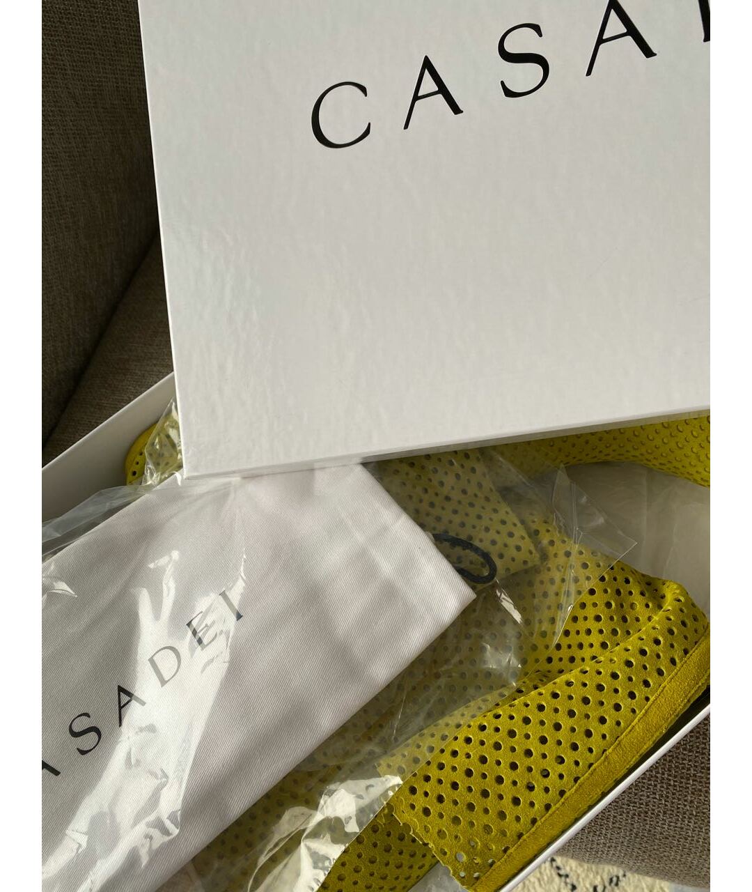 CASADEI Желтые замшевые сапоги, фото 8