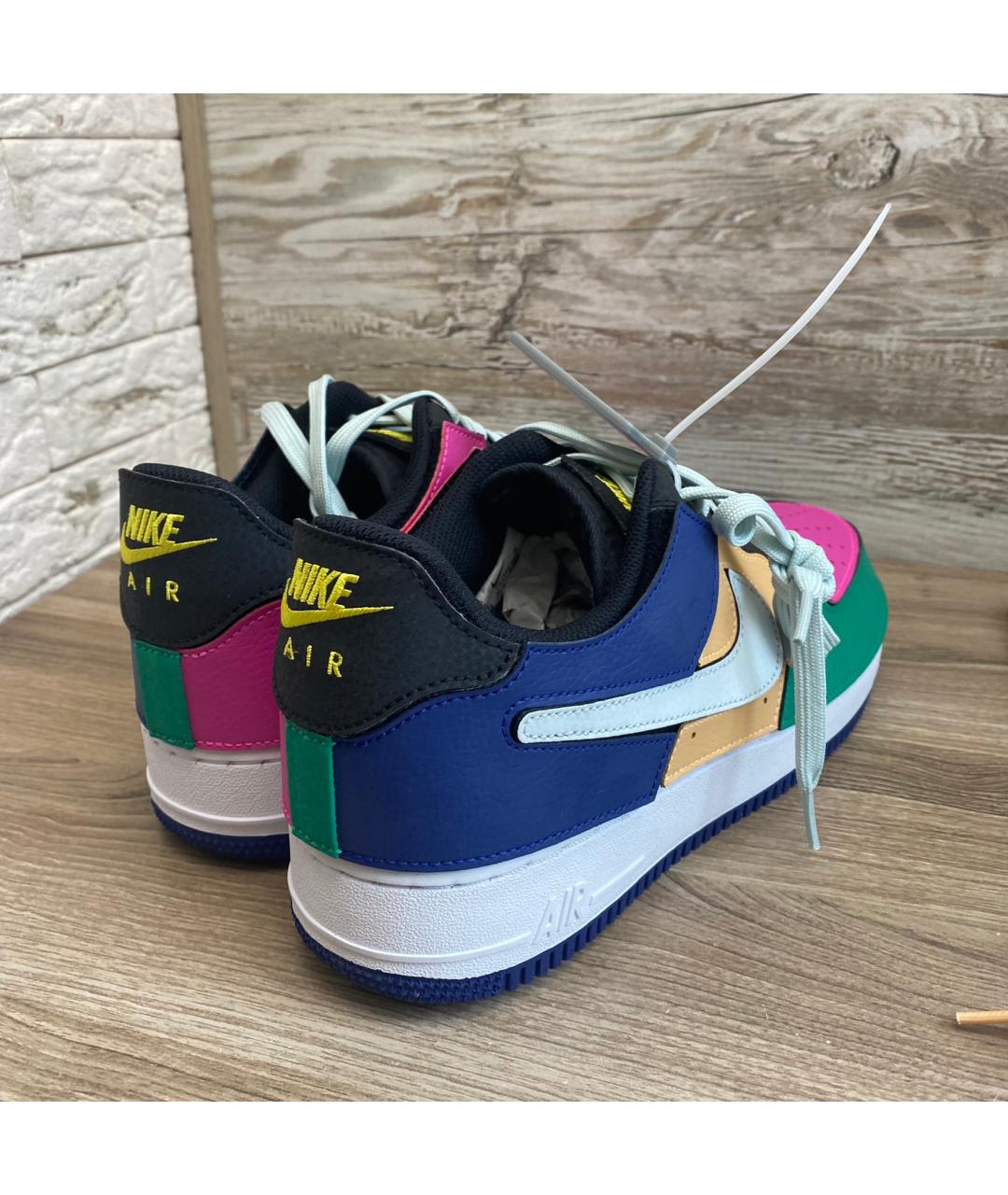 NIKE Мульти кожаные низкие кроссовки / кеды, фото 5