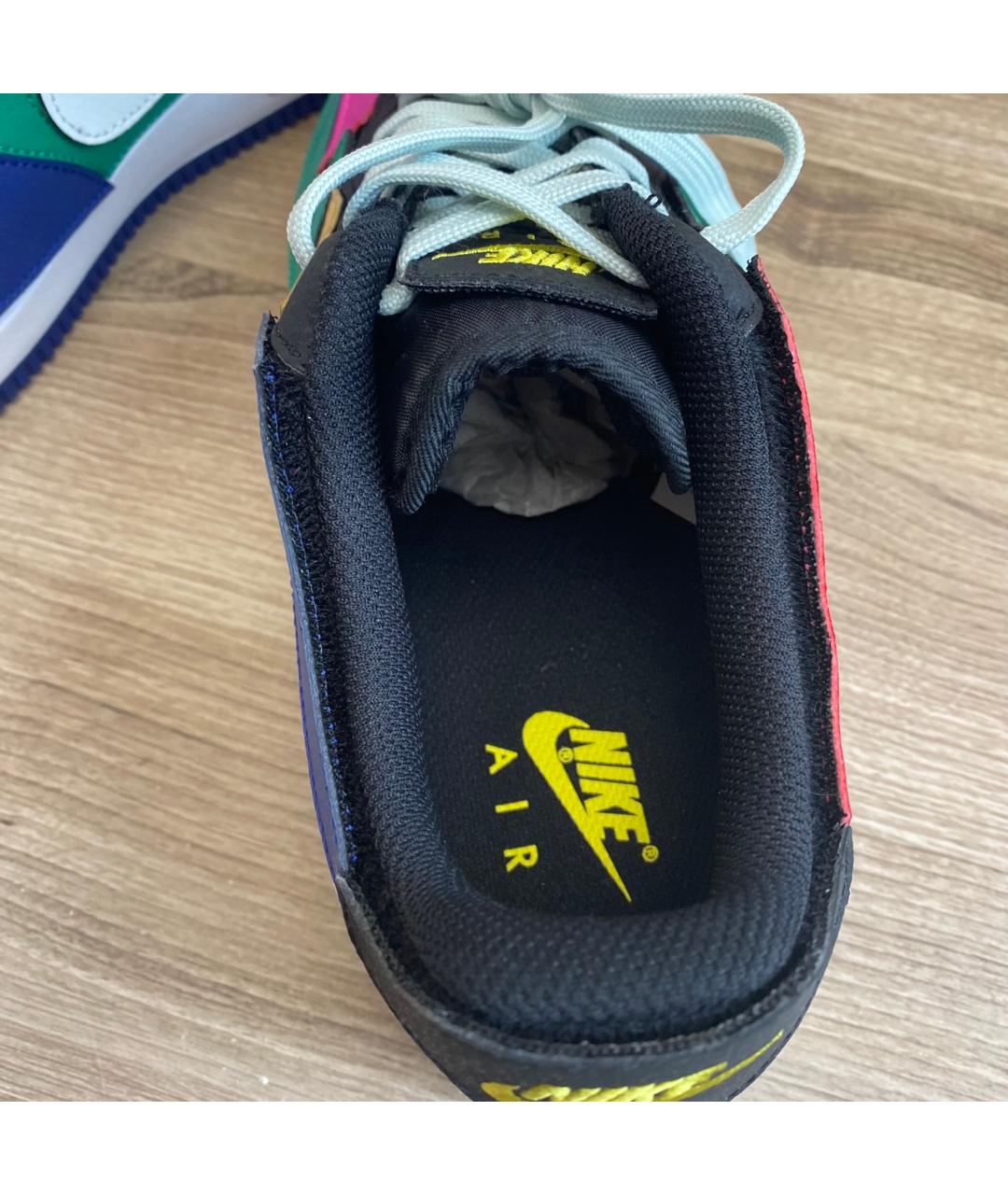 NIKE Мульти кожаные низкие кроссовки / кеды, фото 9