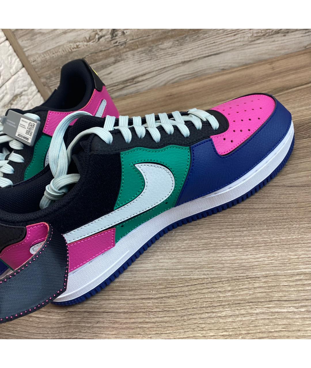 NIKE Мульти кожаные низкие кроссовки / кеды, фото 7