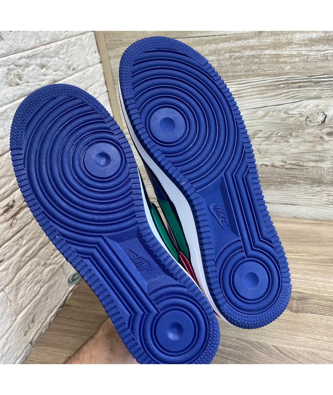 NIKE Мульти кожаные низкие кроссовки / кеды, фото 6