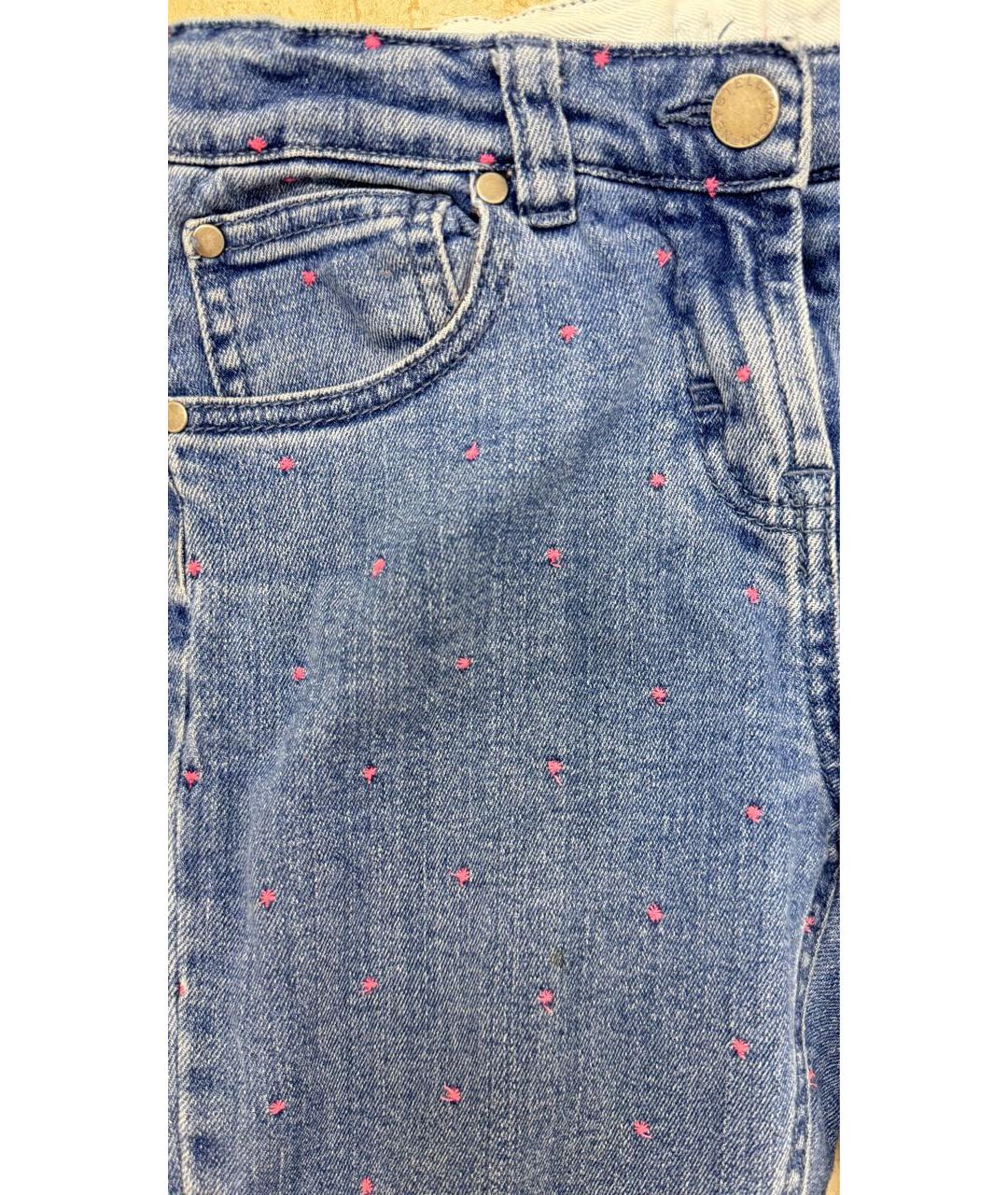 STELLA MCCARTNEY KIDS Синие деним брюки и шорты, фото 4