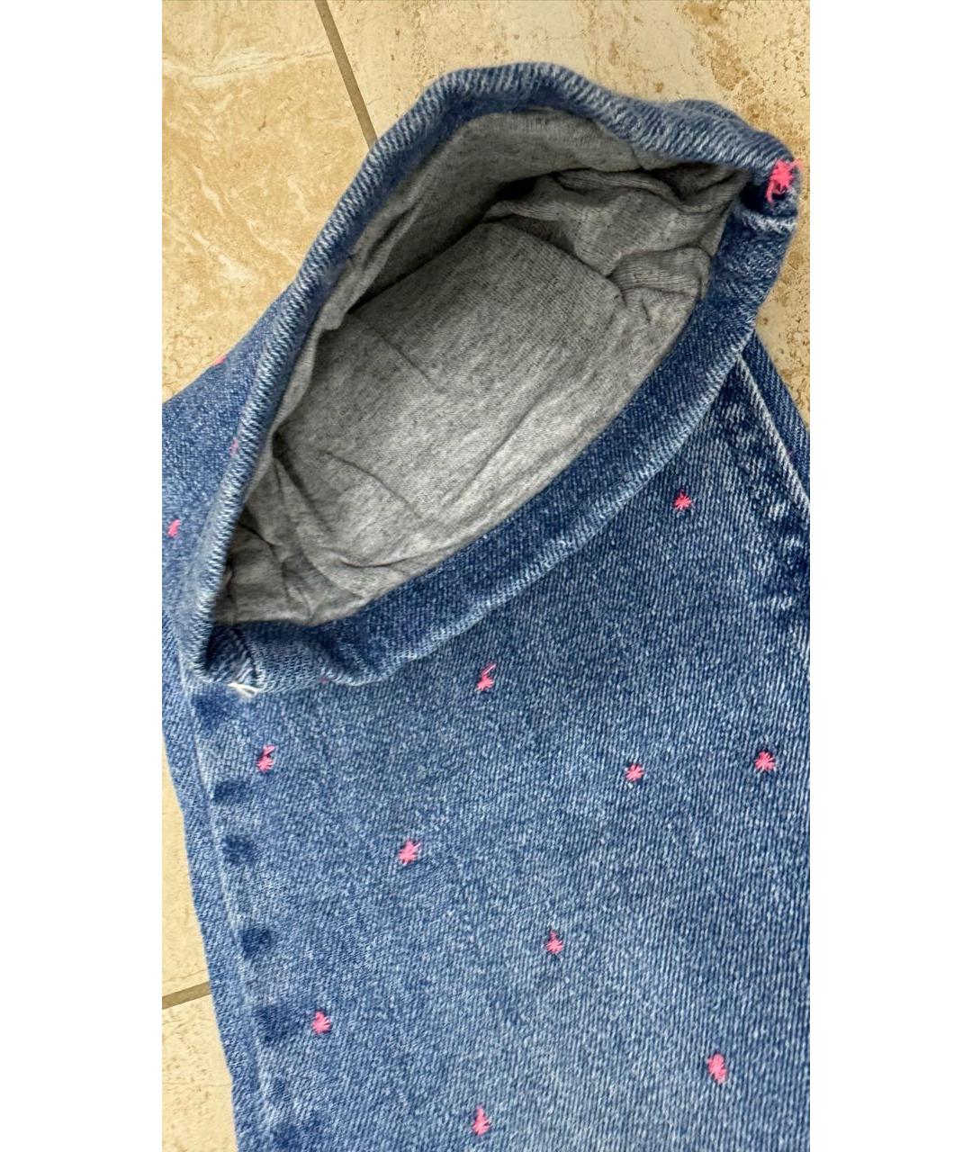 STELLA MCCARTNEY KIDS Синие деним брюки и шорты, фото 6
