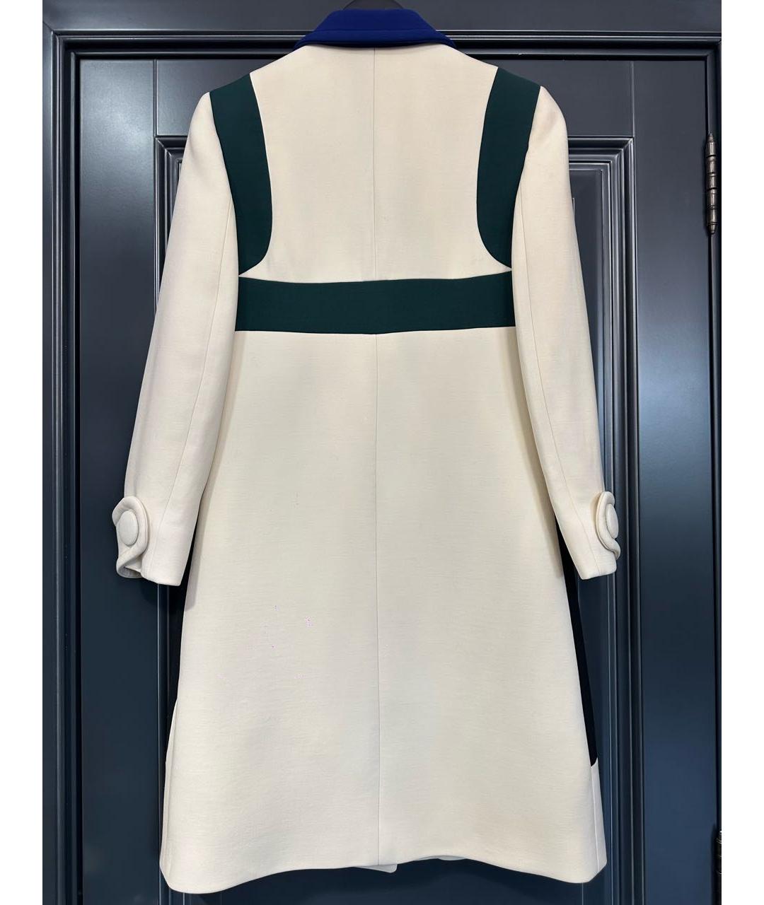 PRADA Белое вискозное пальто, фото 2