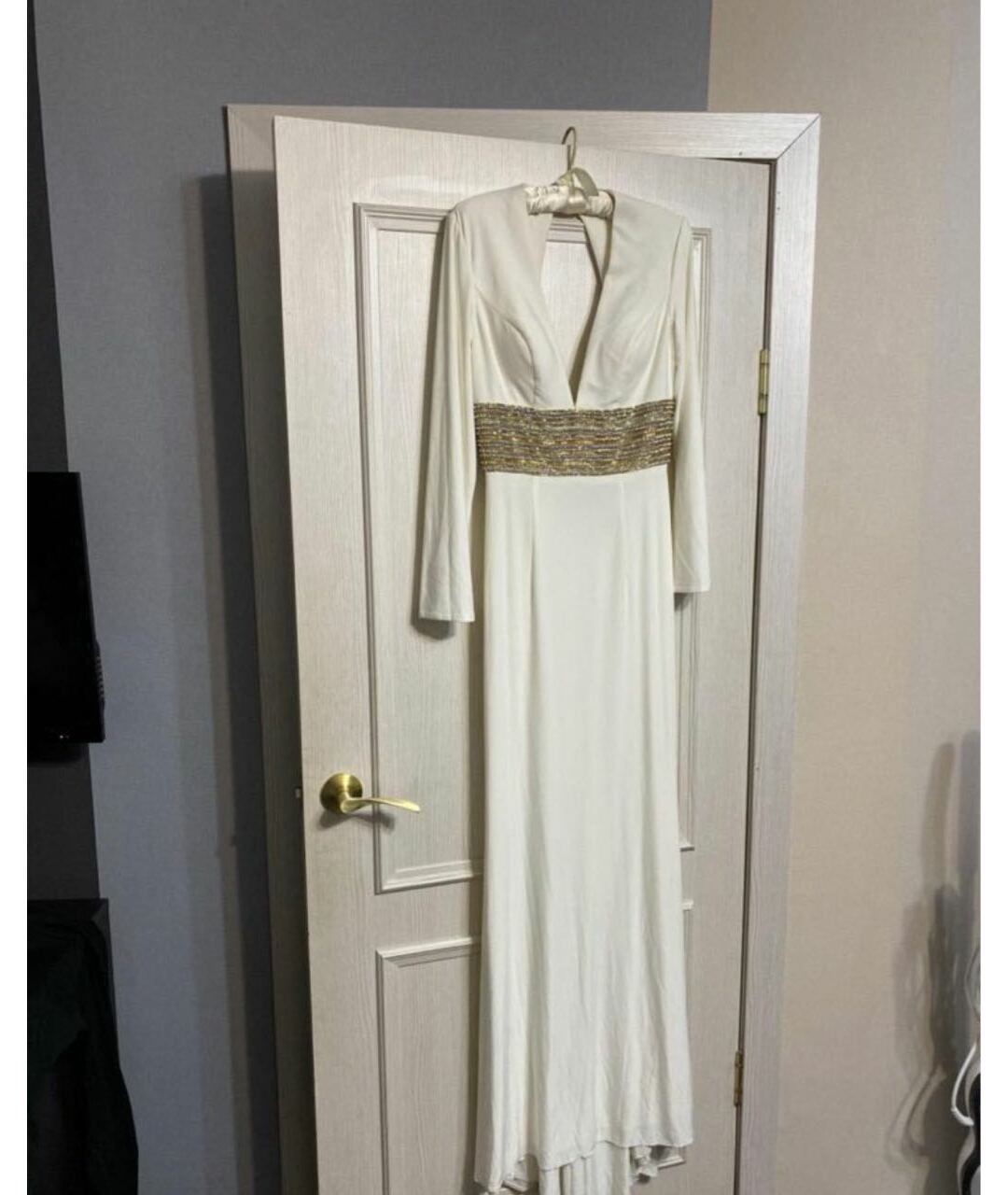 SHERRI HILL Белое вечернее платье, фото 7