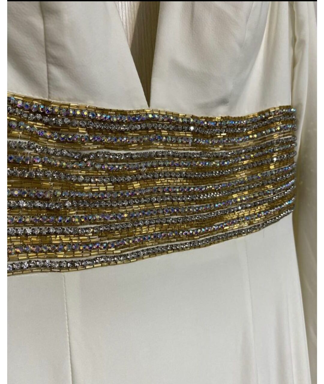 SHERRI HILL Белое вечернее платье, фото 3