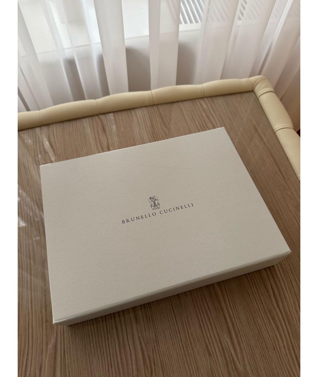 BRUNELLO CUCINELLI Белая хлопковая футболка, фото 4