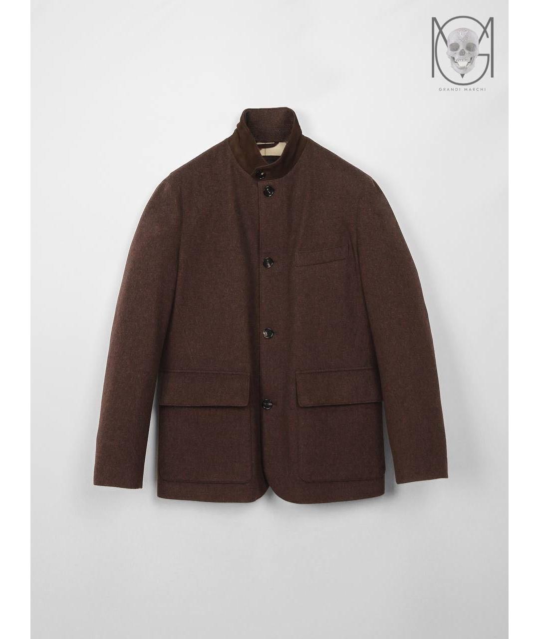 LORO PIANA Коричневая кашемировая куртка, фото 9