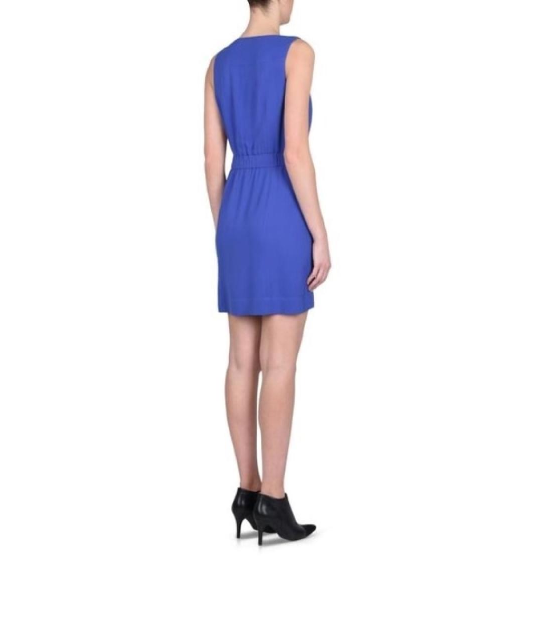 ARMANI JEANS Фиолетовое вискозное повседневное платье, фото 3