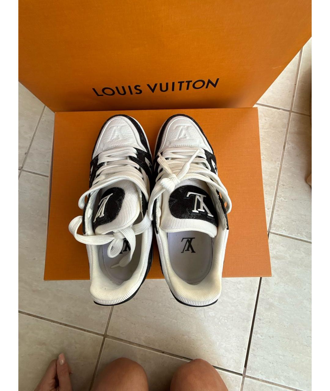 LOUIS VUITTON Мульти кожаные кроссовки, фото 3