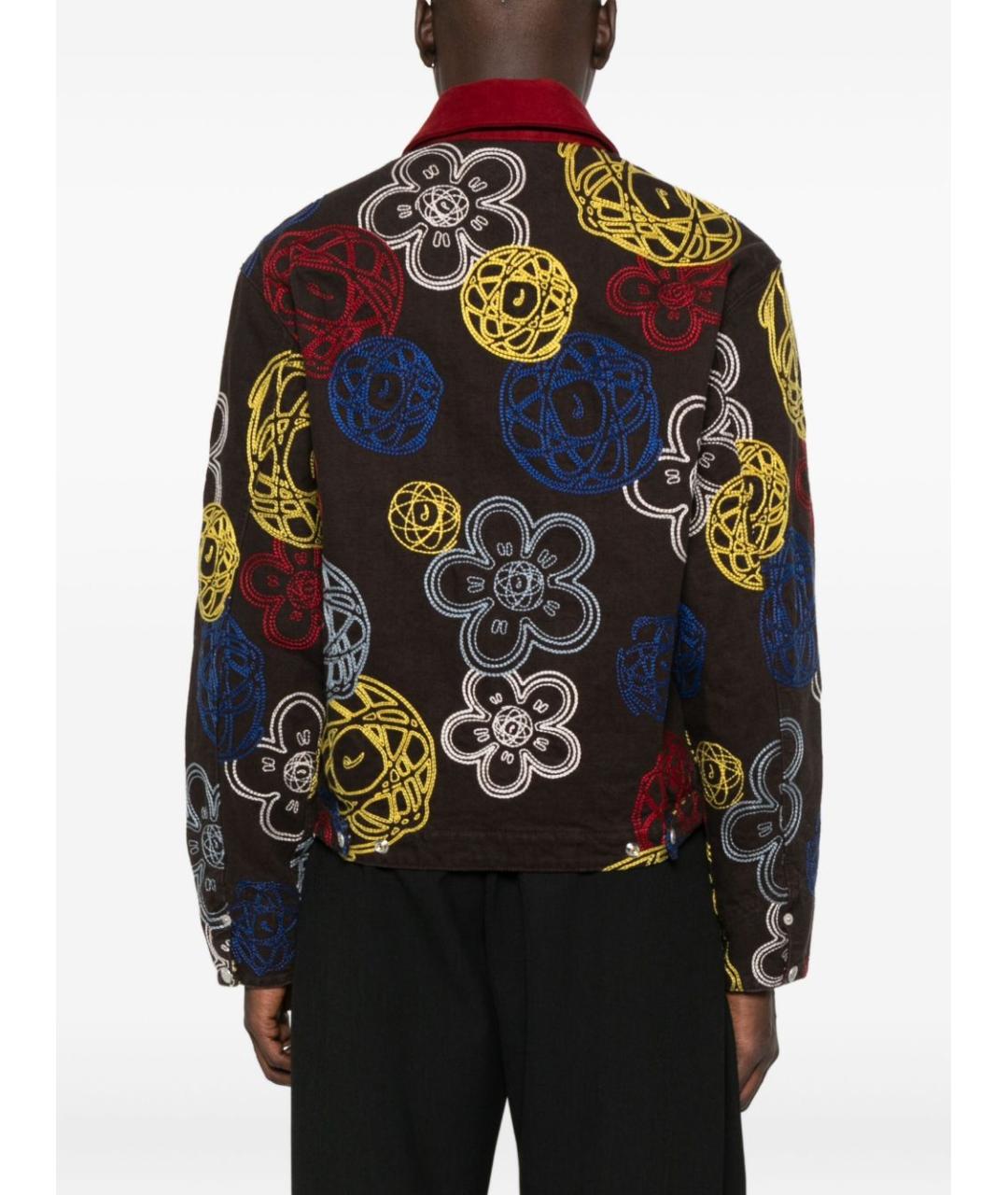KENZO Коричневая хлопковая куртка, фото 4