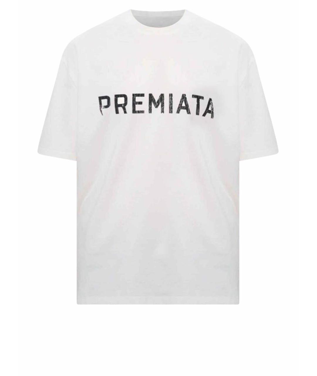 PREMIATA Белая хлопковая футболка, фото 1