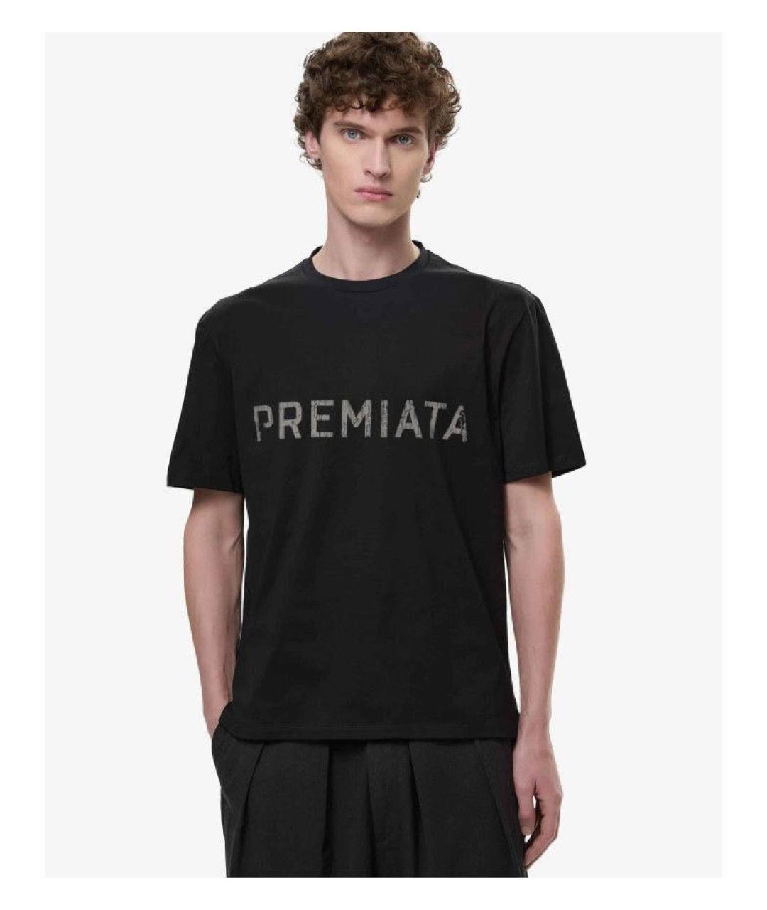 PREMIATA Черная хлопковая футболка, фото 3
