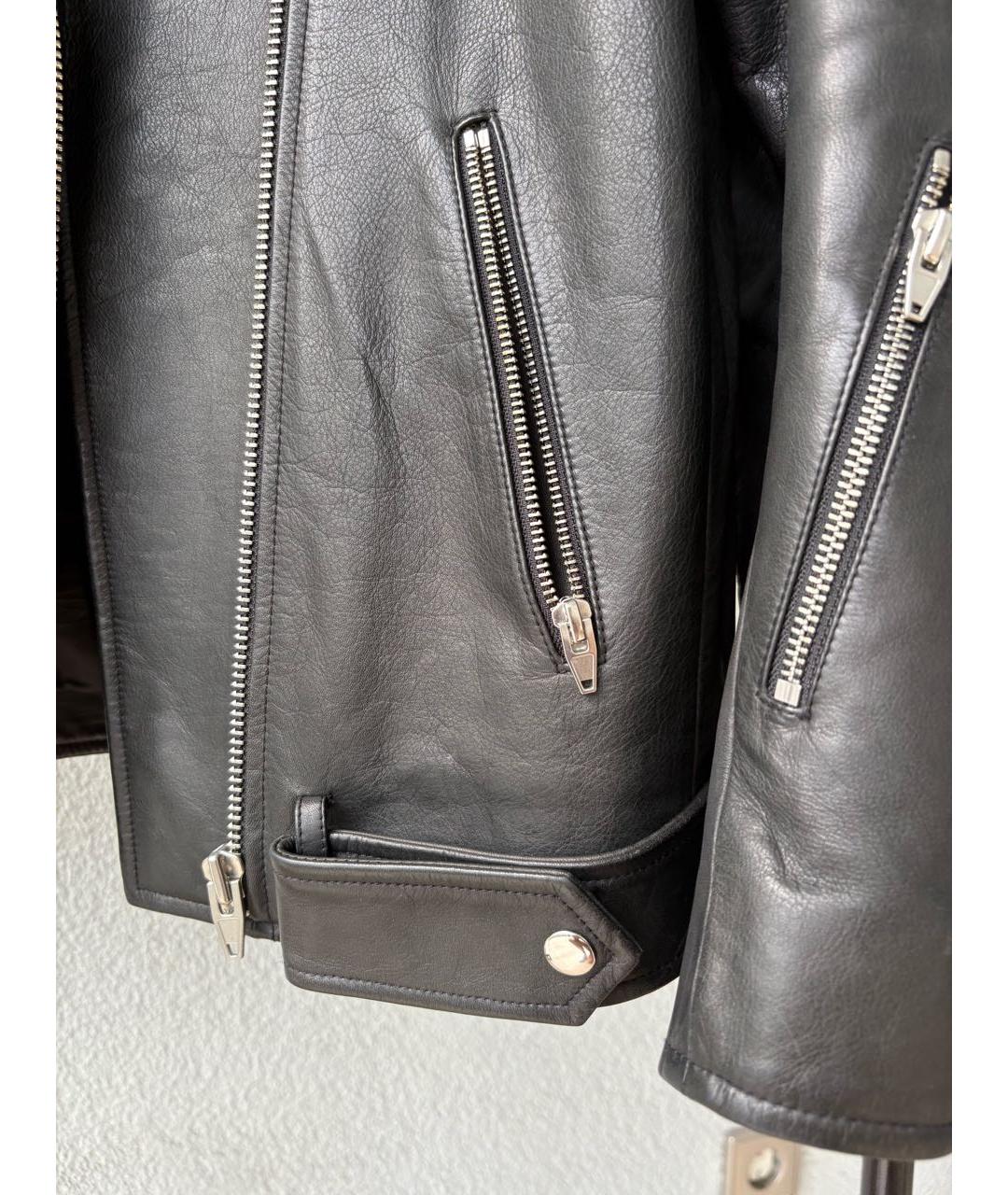ALEXANDER WANG Черная кожаная куртка, фото 4