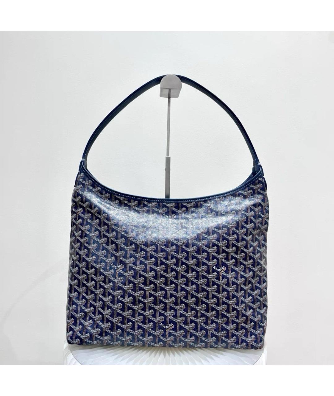 GOYARD Синяя кожаная сумка тоут, фото 3