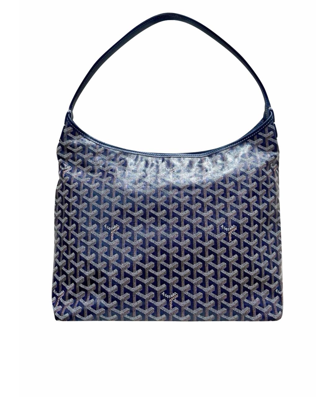 GOYARD Синяя кожаная сумка тоут, фото 1