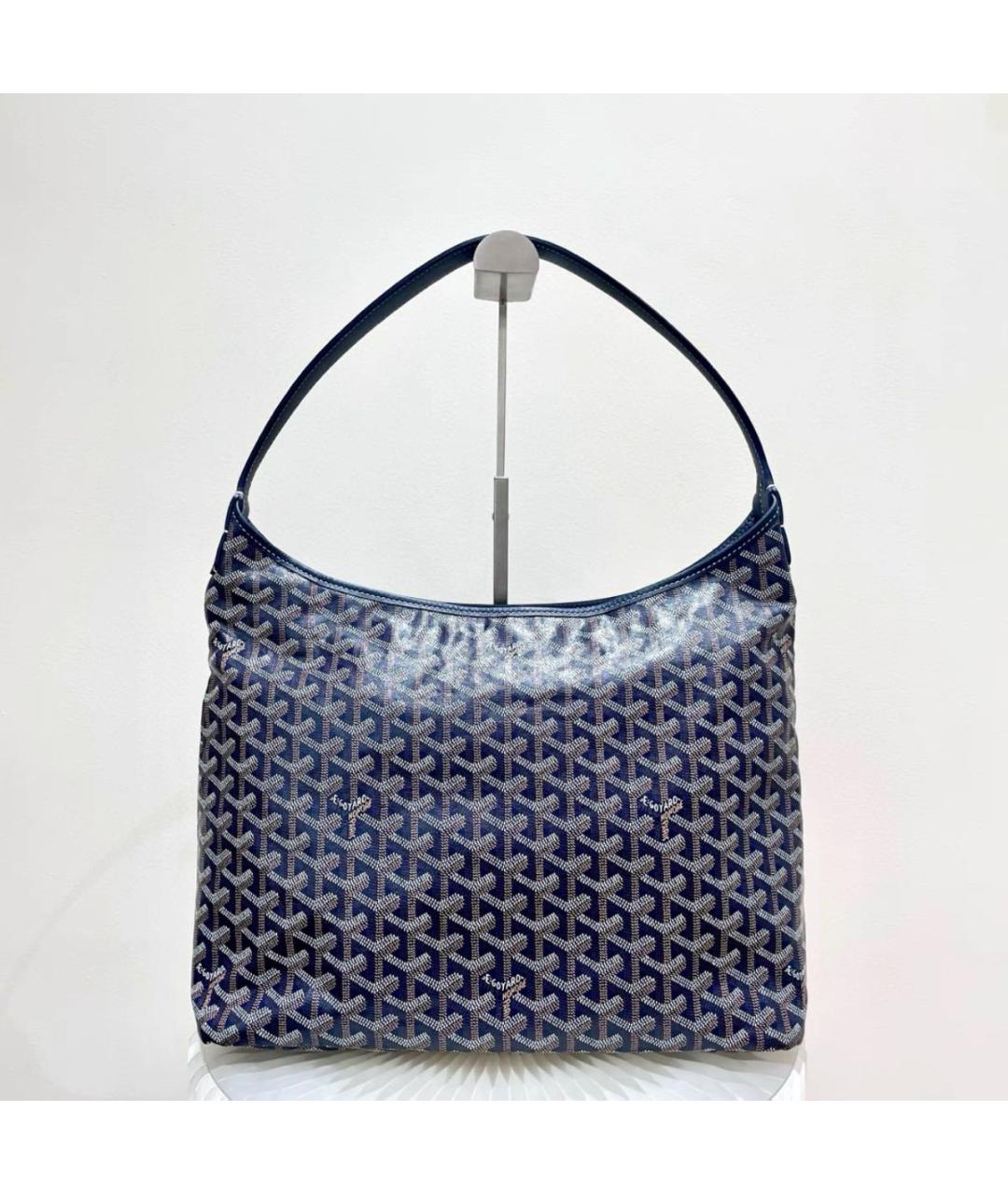 GOYARD Синяя кожаная сумка тоут, фото 8