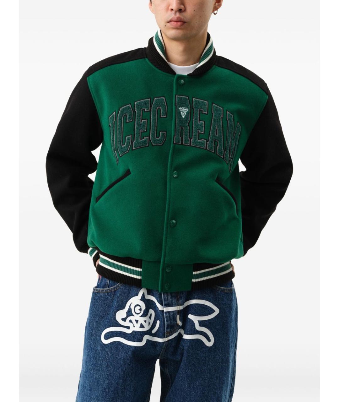 icecream Зеленая полиэстеровая куртка, фото 4