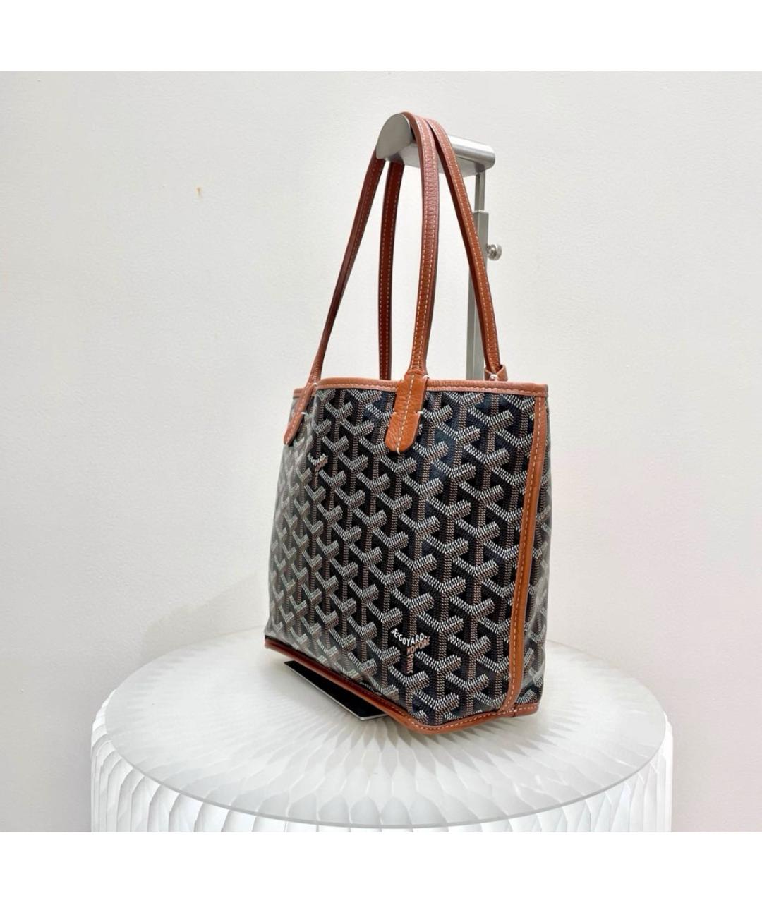 GOYARD Коричневая сумка тоут, фото 2