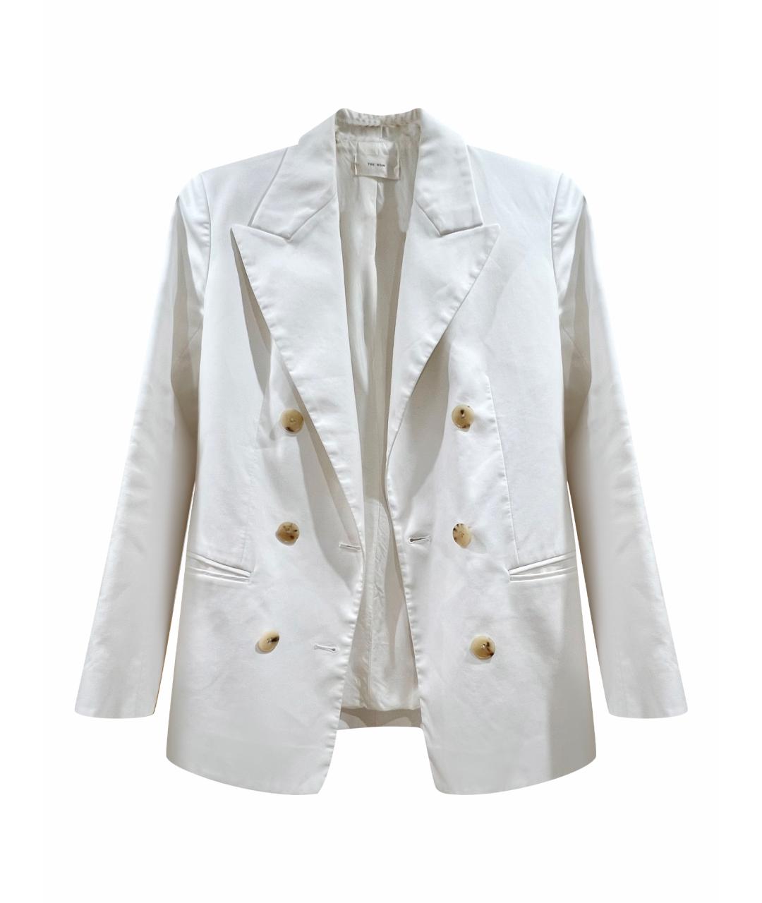 THE ROW Белый хлопковый жакет/пиджак, фото 1