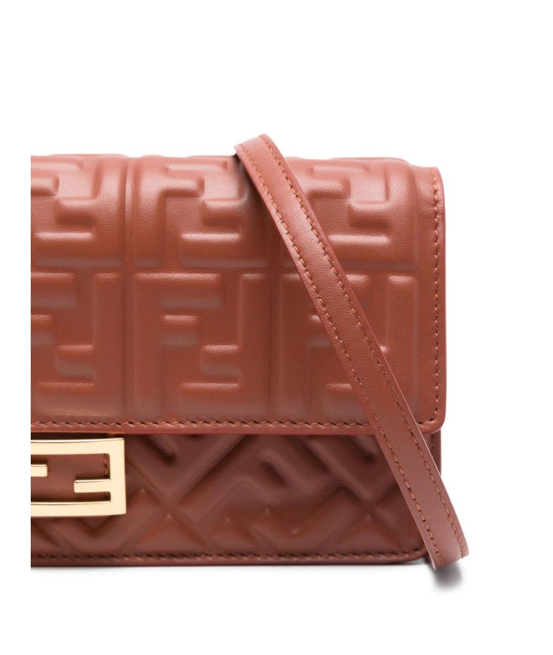 FENDI Коричневая сумка тоут, фото 5