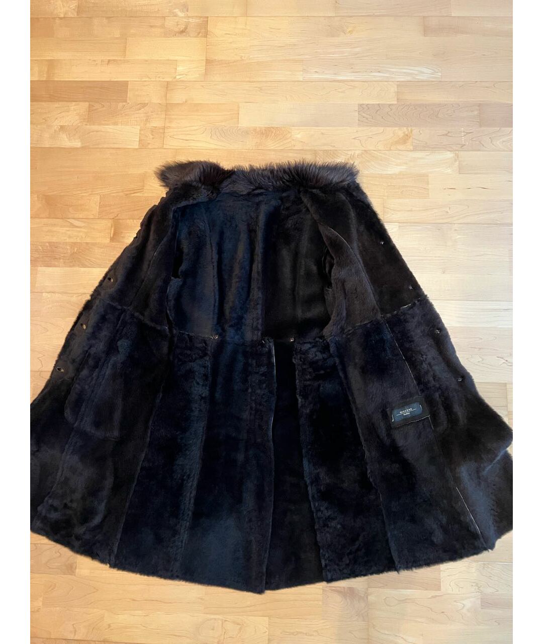 WEEKEND MAX MARA Коричневая замшевая дубленка, фото 3