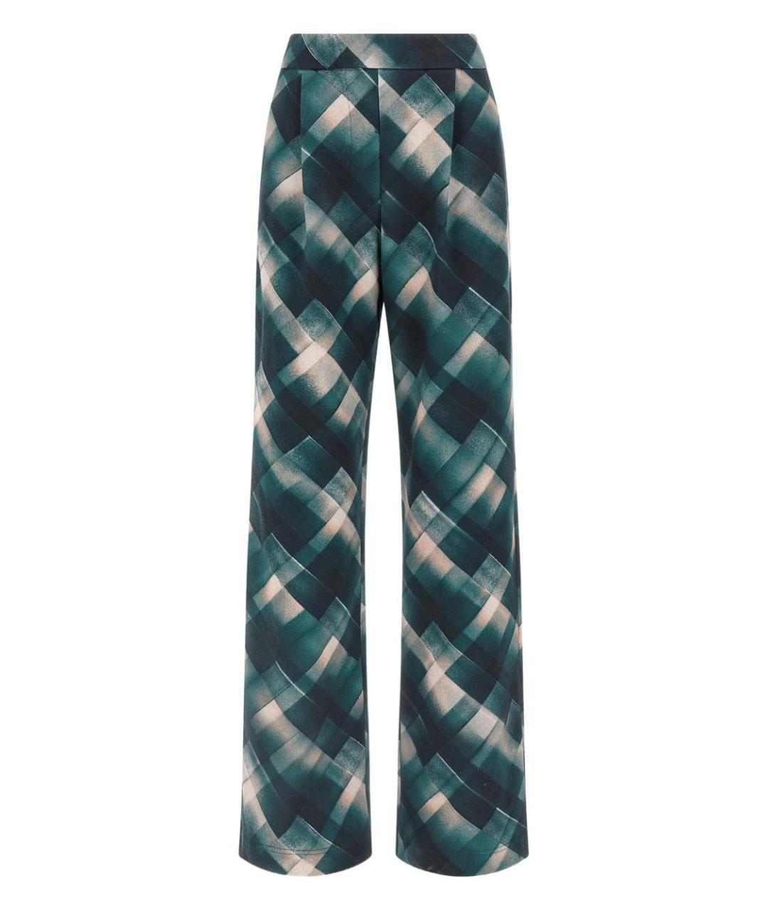 DRIES VAN NOTEN Мульти хлопковые прямые брюки, фото 1