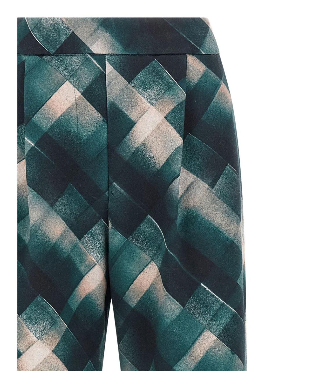 DRIES VAN NOTEN Мульти хлопковые прямые брюки, фото 3