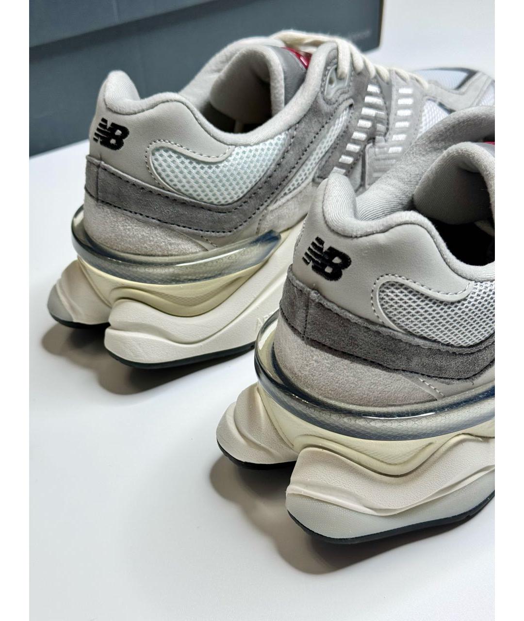 NEW BALANCE Серые замшевые кроссовки, фото 5