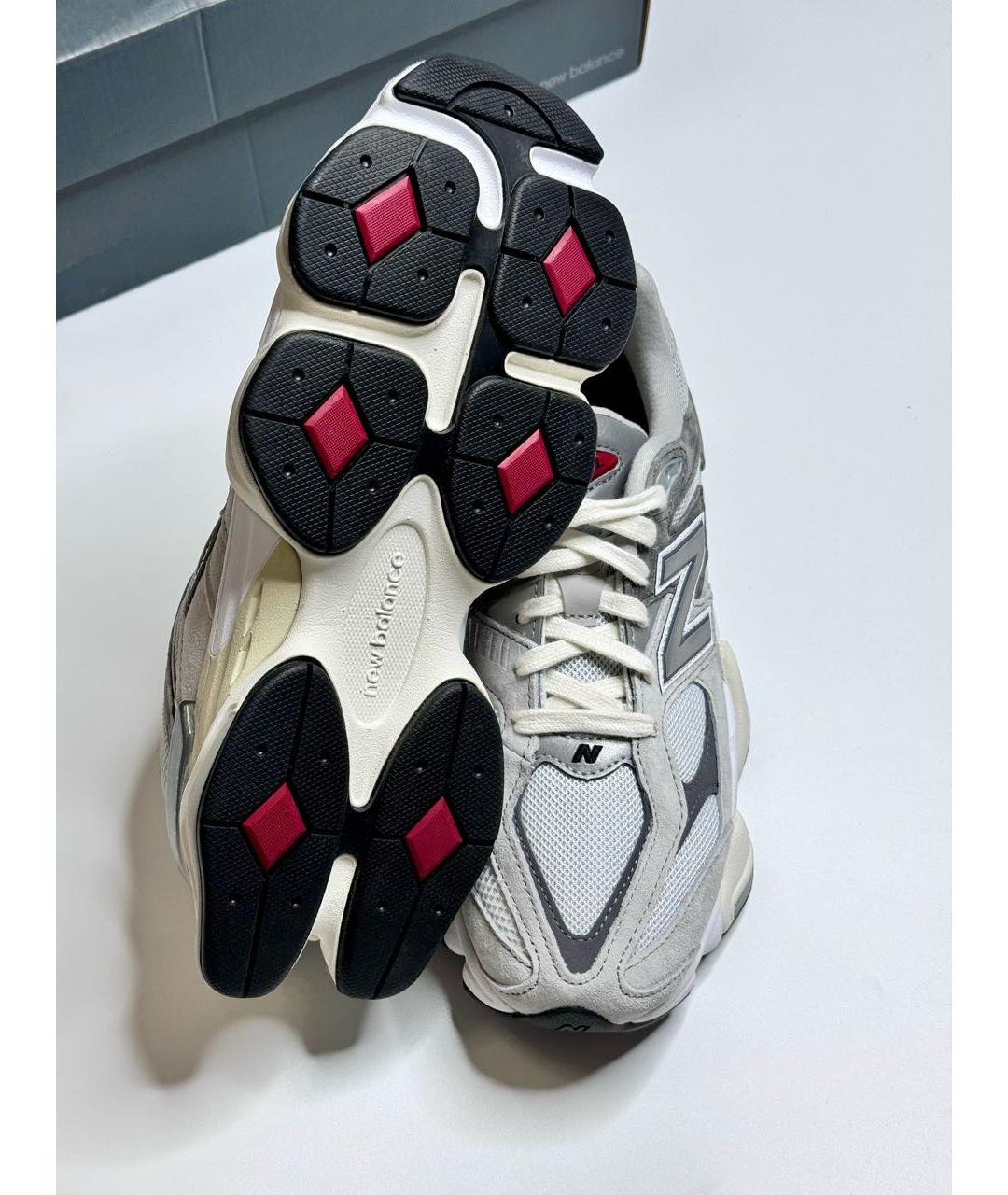 NEW BALANCE Серые замшевые кроссовки, фото 6
