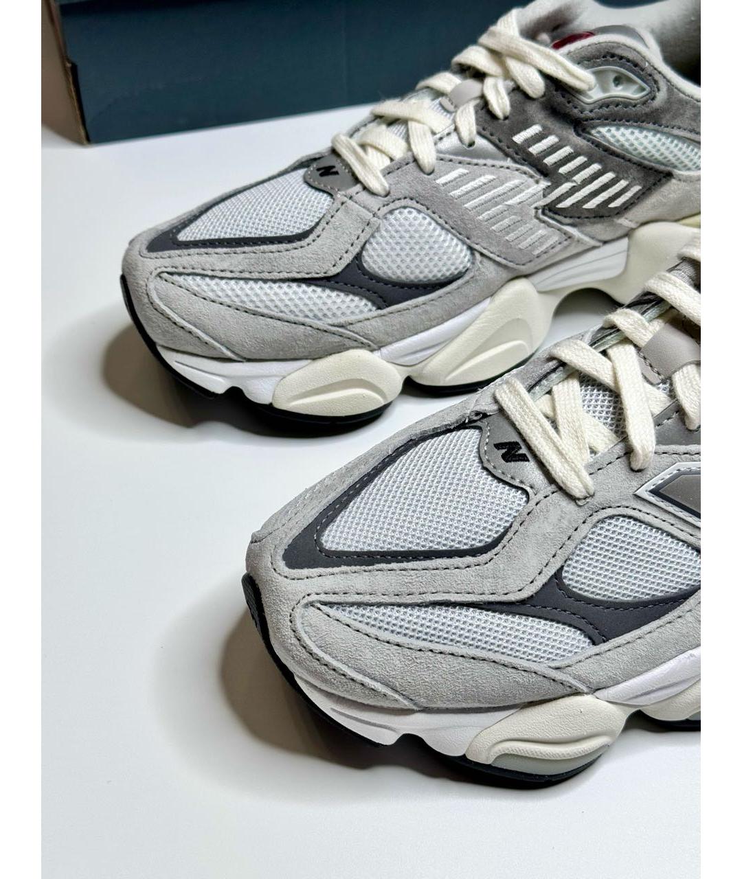 NEW BALANCE Серые замшевые кроссовки, фото 4