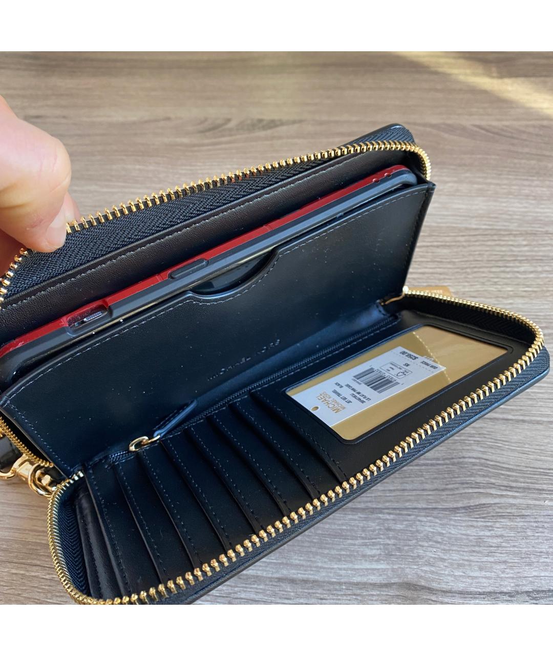 MICHAEL KORS Черный кошелек, фото 5