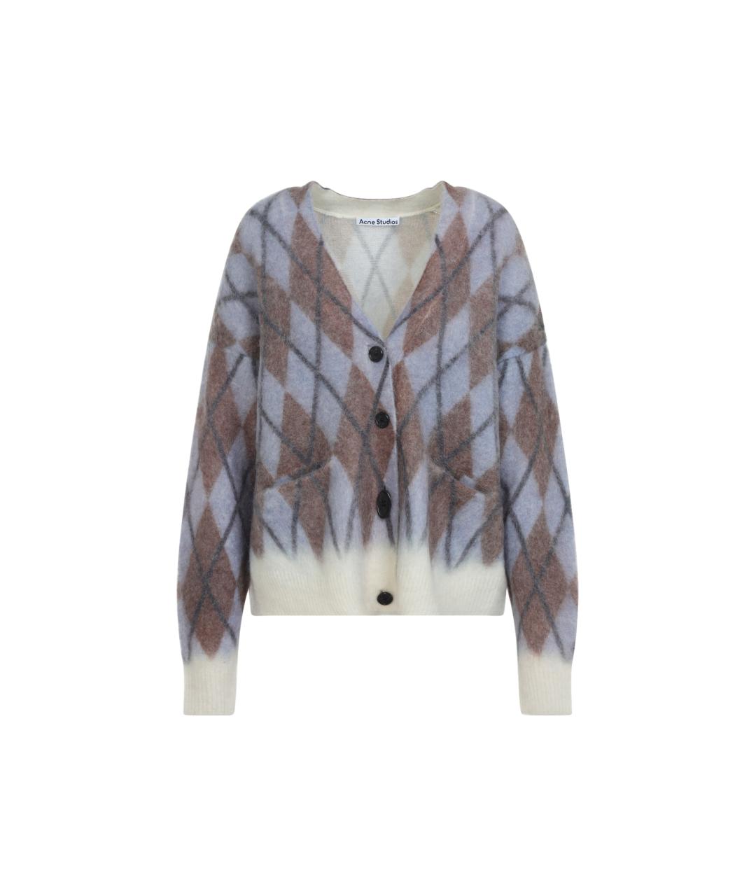 ACNE STUDIOS Мульти шерстяной кардиган, фото 1