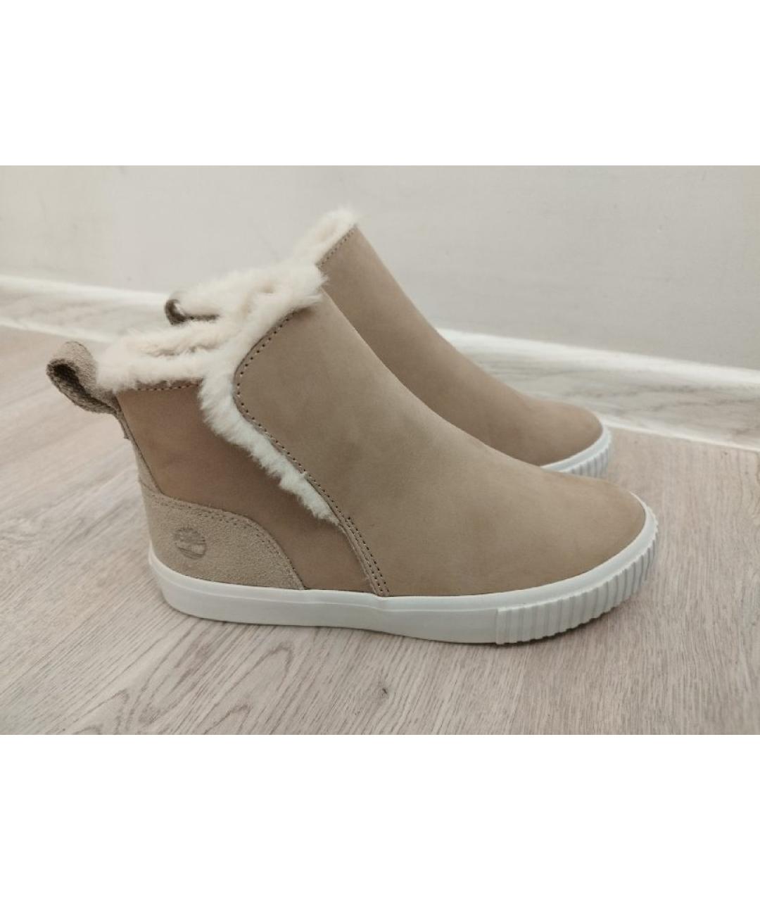 TIMBERLAND Бежевые ботинки, фото 4